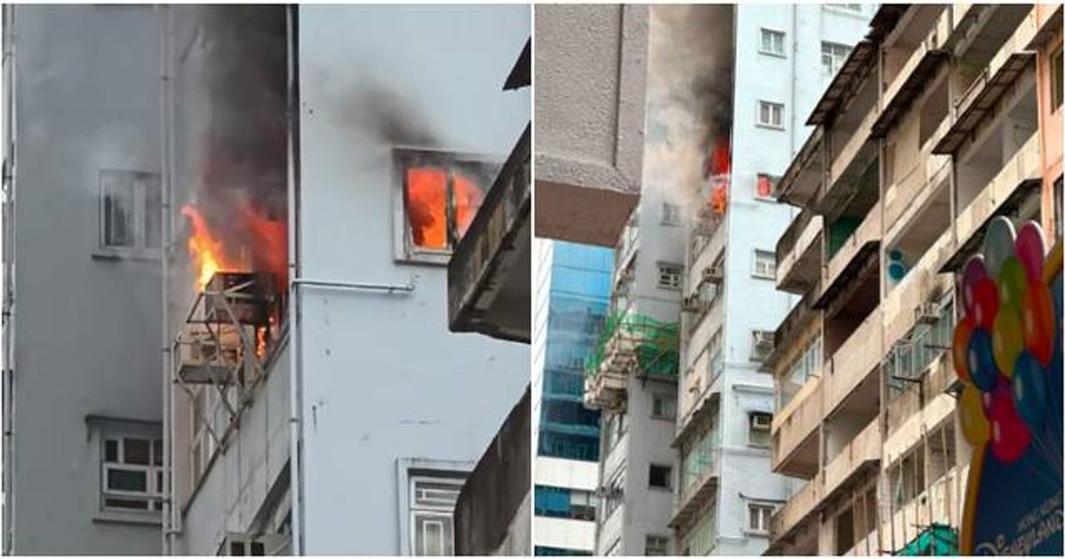 Causeway Bay Hennessy Road Unit Fire Evacuates Over 100 Residents