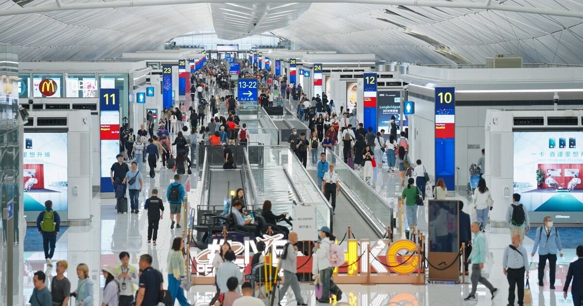 香港機場7月旅客562萬人次 按年升8.4% 獲選CAPSE「2025年度最具品牌影響力機場」