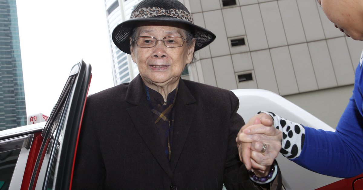 梅艷芳母親譚美琴102歲離世 於家中暈倒送院不治