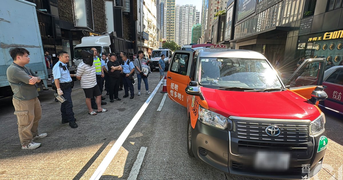 旺角截查出租车　男乘客涉运毒被捕