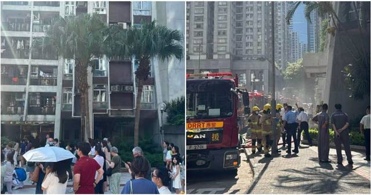 Taikoo Shing flat fire sends seven to hospital