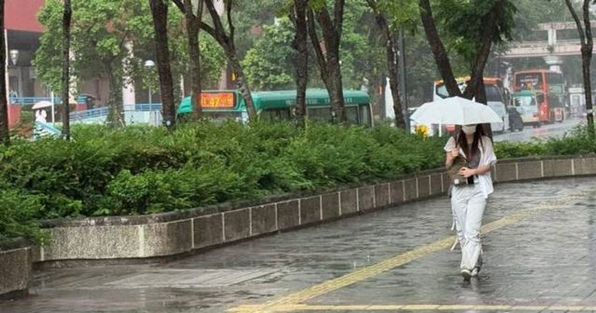 南海雙低壓區形成 本周中後期天氣不穩