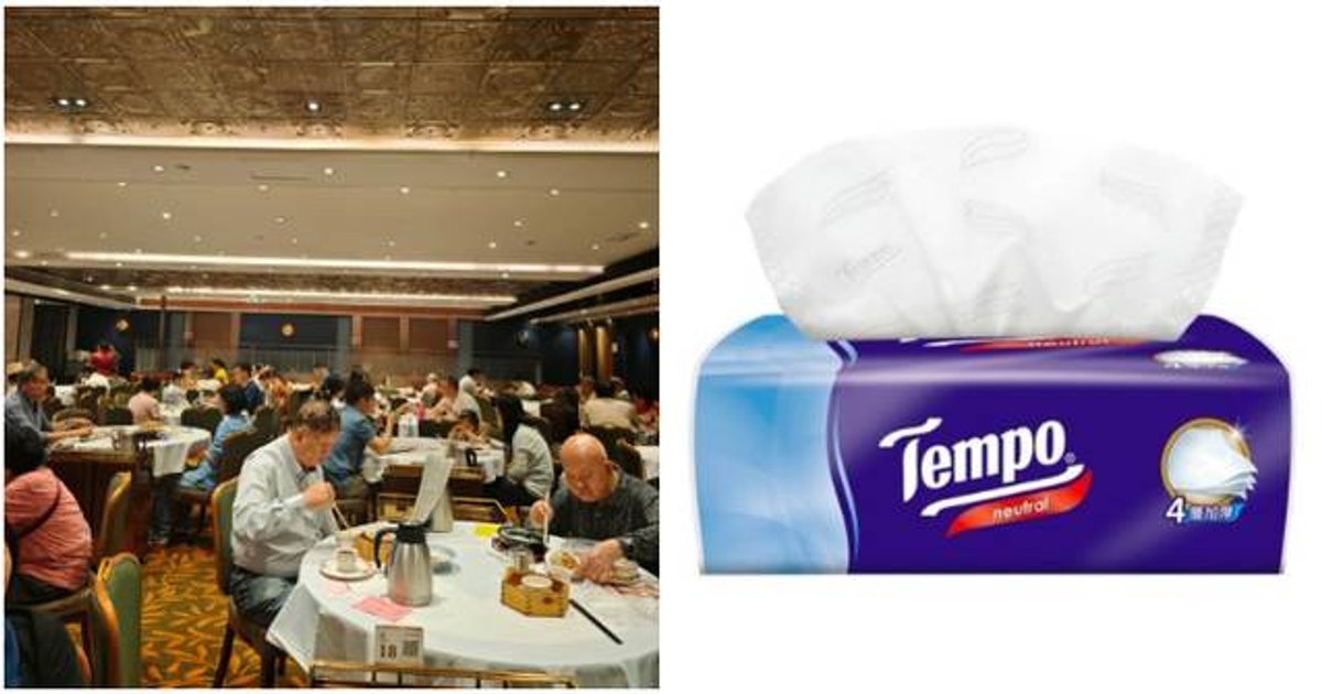 Hong Kong Man Mistakenly Takes Stranger's Tissue Paper During Yum Cha, Sparking Online Laughter