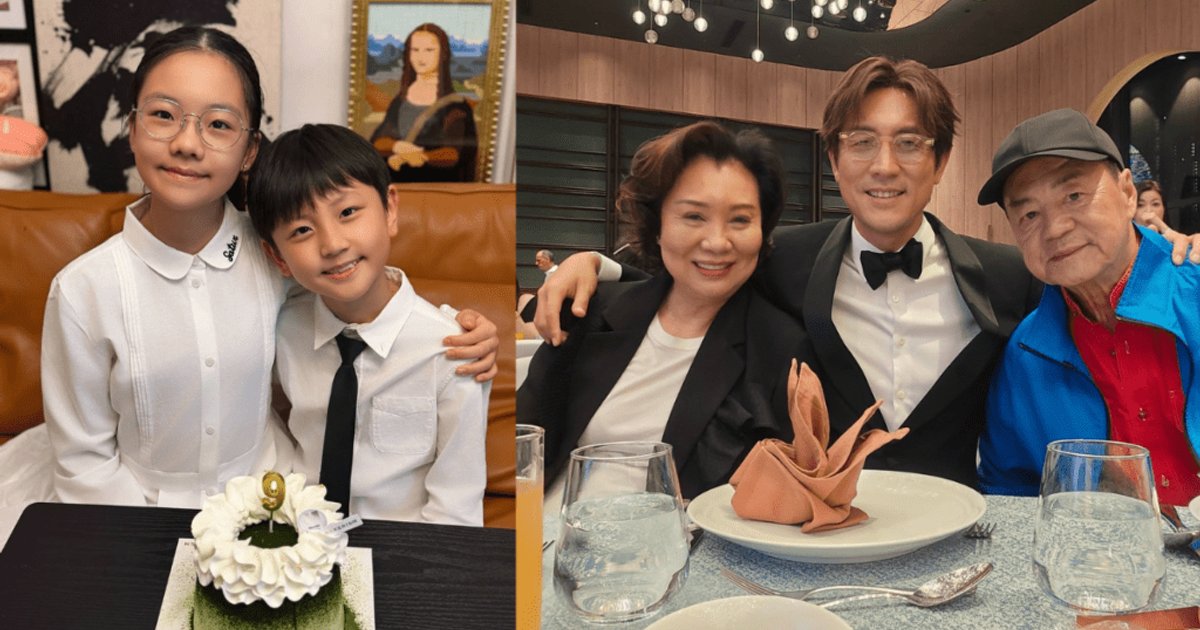 視帝譚俊彥9歲囝囝譚杺生日 盡得父母爺嫲兩代星級靚樣基因 能文能武從不怯場