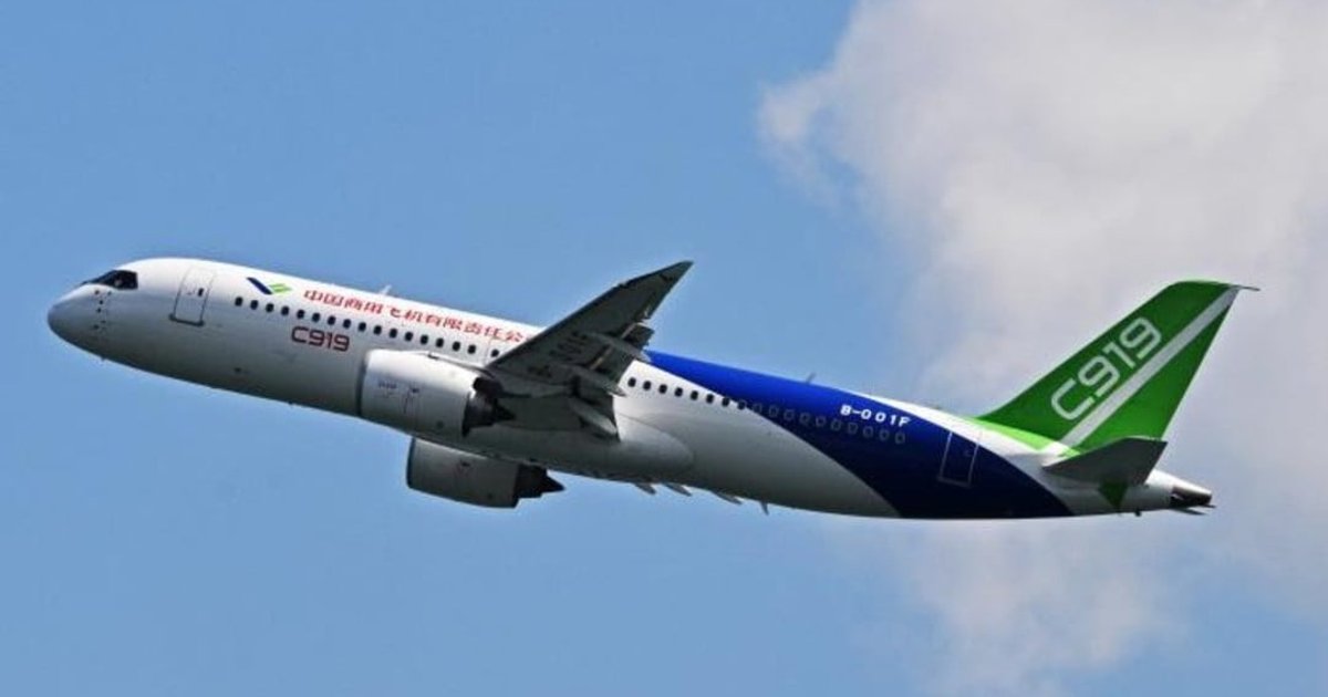 國產C919客機首條國際航線啟航 來往北京至蒙古烏蘭巴托