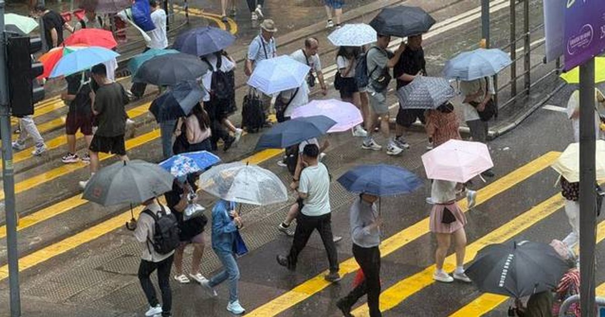 天文台發特別天氣提示 雷雨區正影響本港料局部地區有狂風雷暴