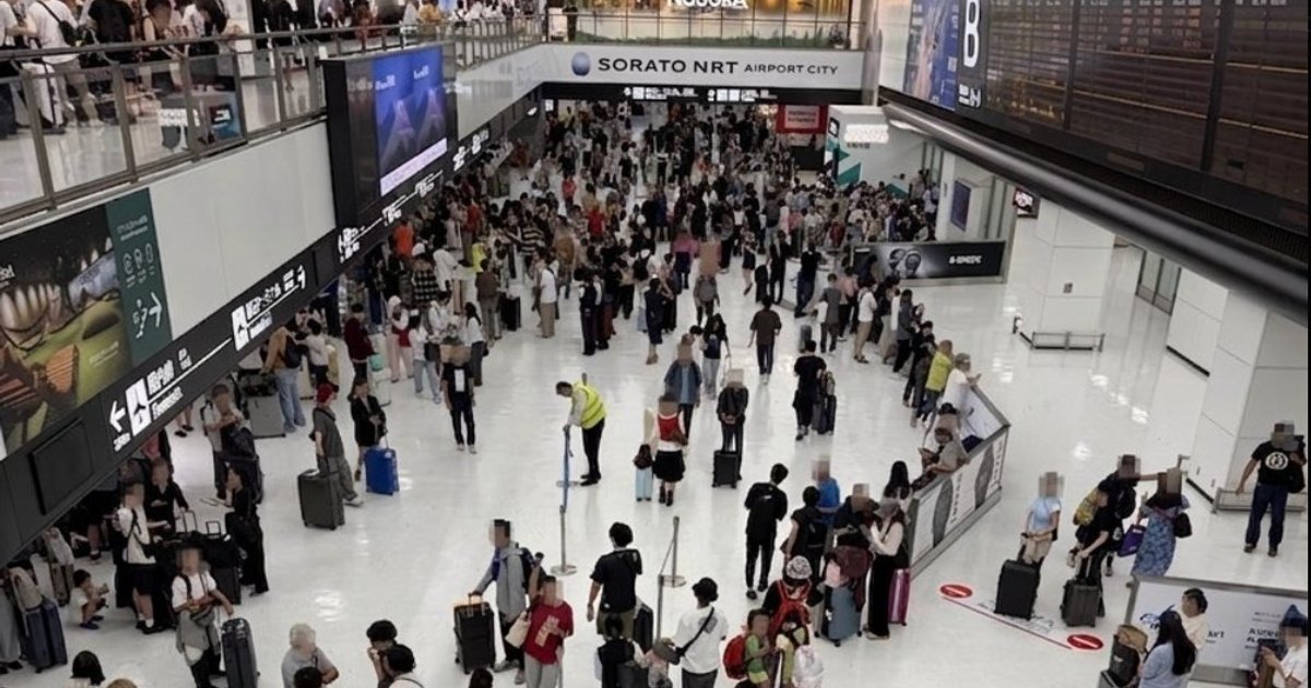 日本千葉暴雨創紀錄 成田機場交通癱瘓 逾4000人滯留包括港人