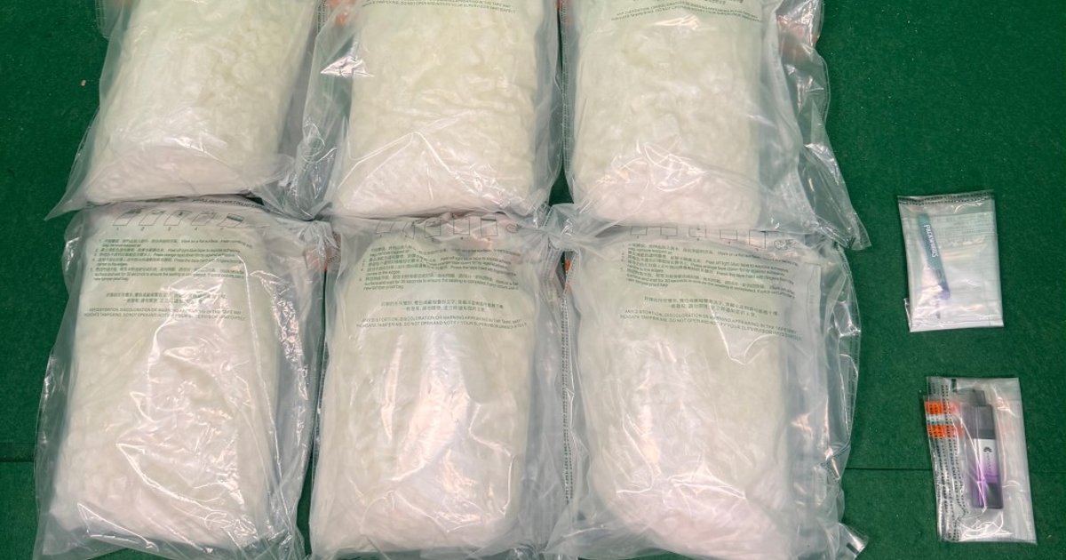 Hong Kong airport drug busts net five arrests