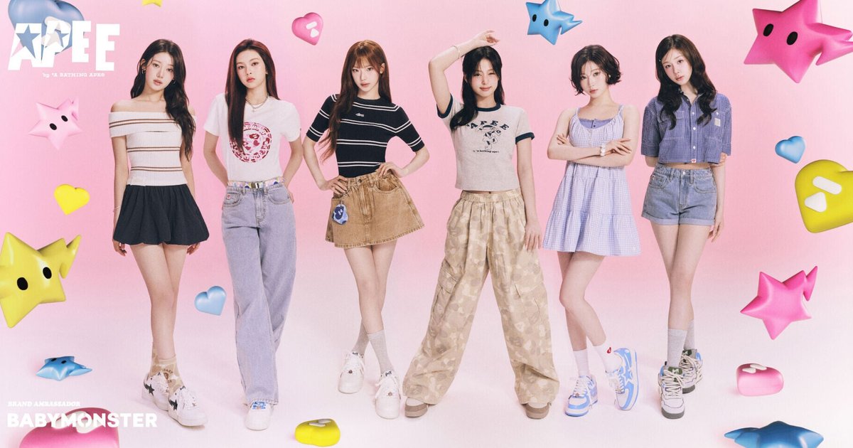 BABYMONSTER周日襲港 出席潮店APEE尖沙咀1881旗艦店開幕
