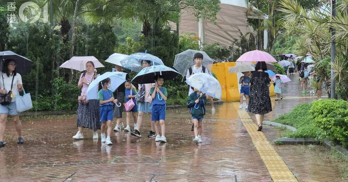 沙德尔风球|天文台料9月1日开学日狂风骤雨 红雨黑雨停课如何安排?