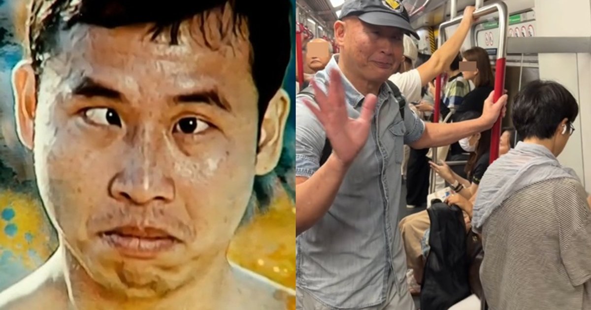 78-Year-Old Stunt Legend 'Fish-Head Wan' Spotted on MTR, Netizens Amazed by His Fitphysique