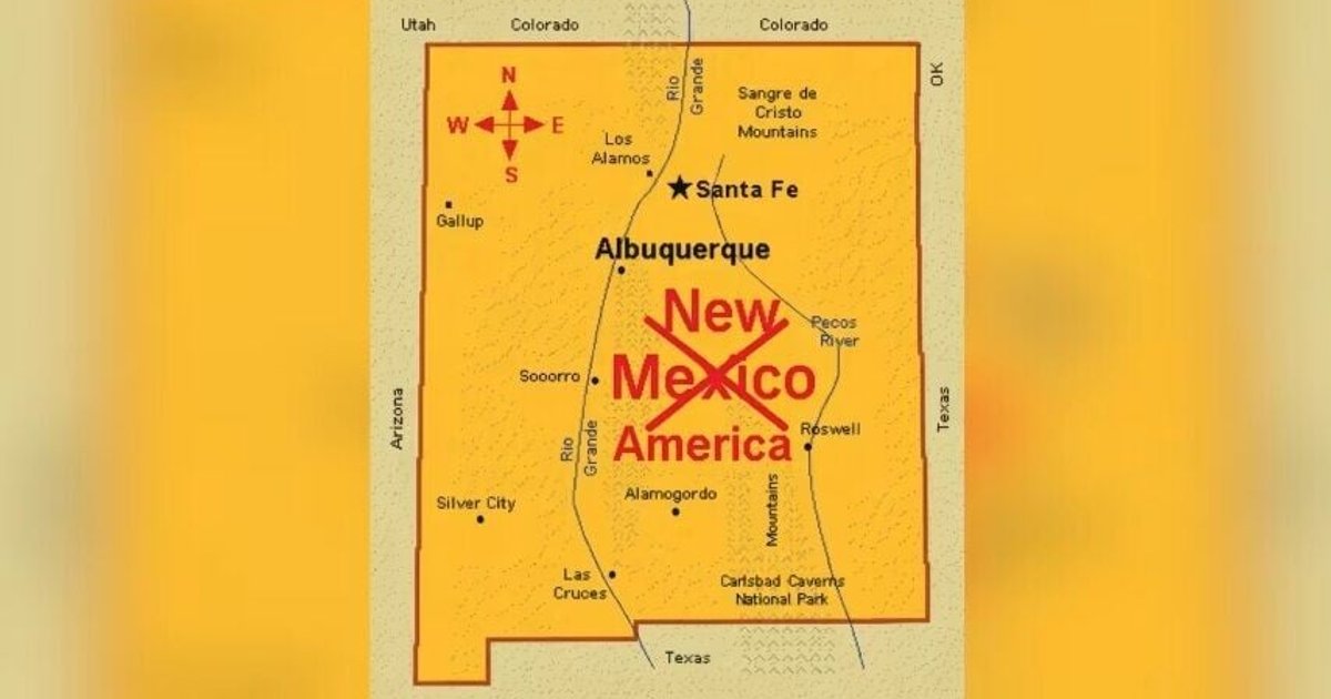 Trump proposes renaming New Mexico as New America