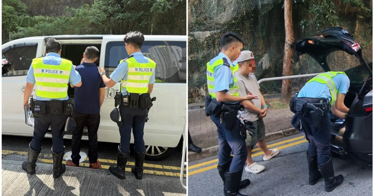 東九龍警打擊停牌駕駛拘兩男 一人涉毒駕提堂