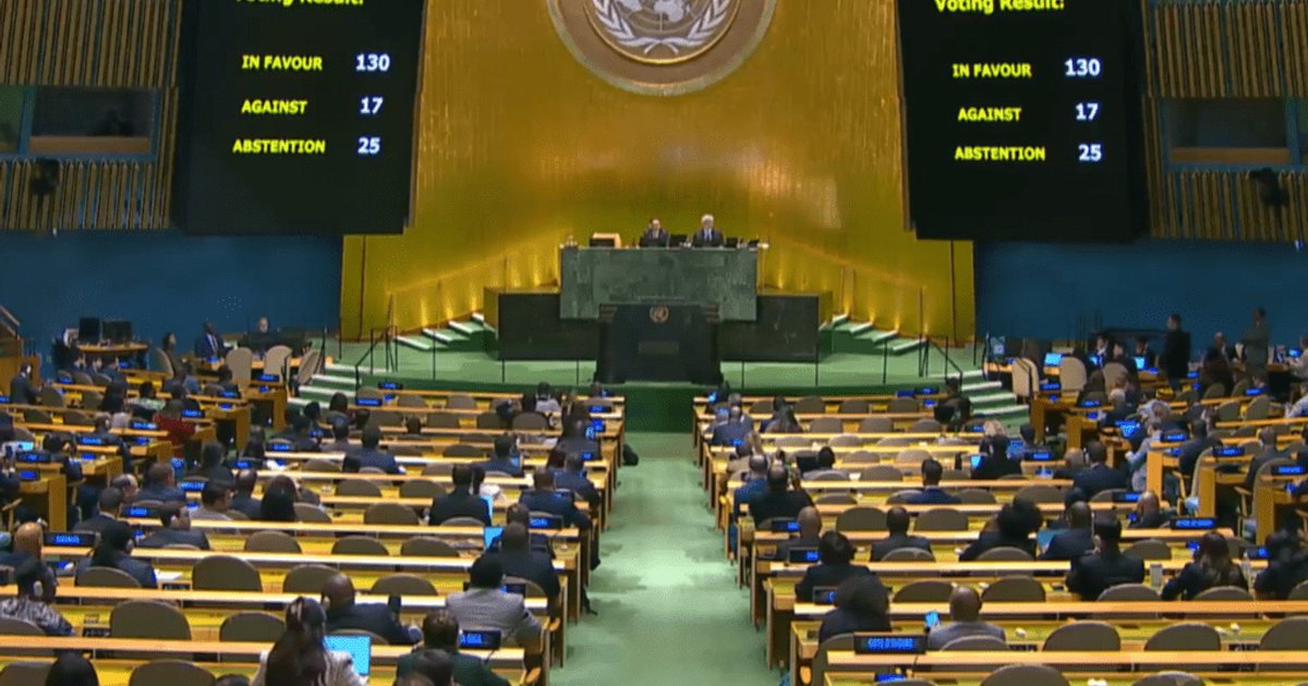 UN General Assembly Votes for 34th Consecutive Year to Urge US to End Cuba Blockade