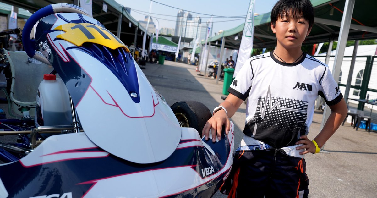 香港12歲卡丁車神童麥拜大獎賽 最後一圈超越對手勇奪亞太冠軍