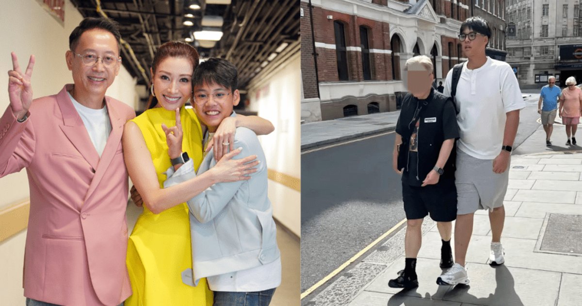 李嘉欣15岁儿子近照曝光 许建彤英国现身暴风式抽高直逼1米9 网民:遗传妈妈神颜