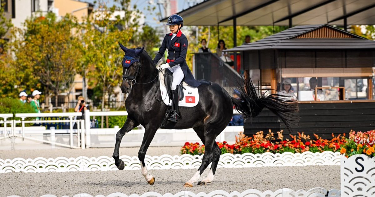 Teenage Debutant Kendra Li Leads Hong Kong Equestrians at Asian Games Dressage