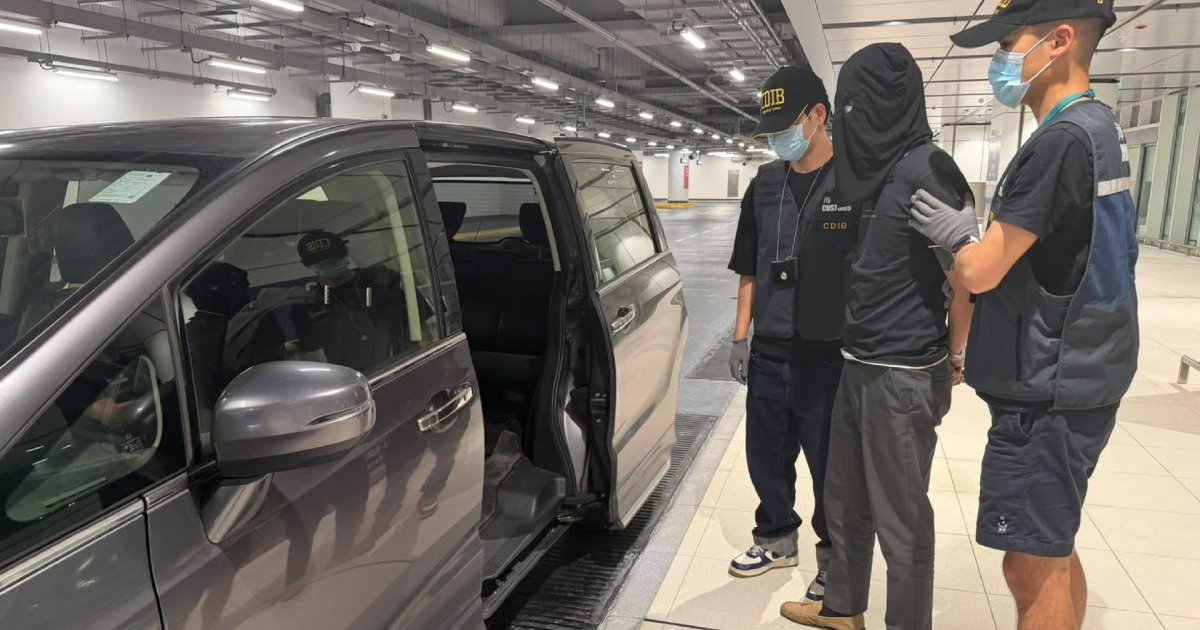 香港海关机场查获110万元大麻花拘一人