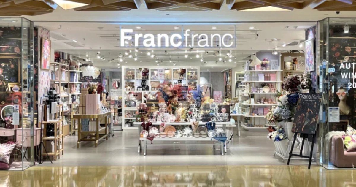 Francfranc太古城及将军澳店10月结业 预告两旺区开新店