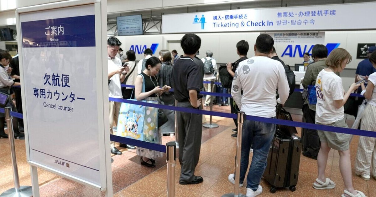 台风“灿鸿”料今晚登陆日本关东 来往本港航班受影响