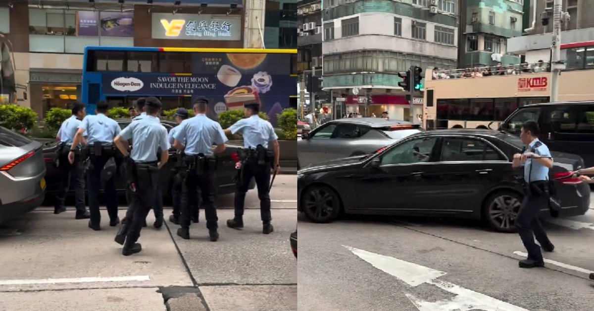 Driver flees after Mong Kok police chase