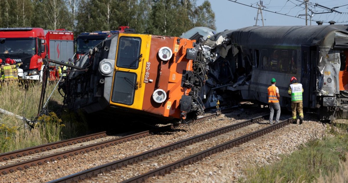 Poland Train Derails After Collision with Concrete Mixer Truck, Killing 1 and Injuring 20