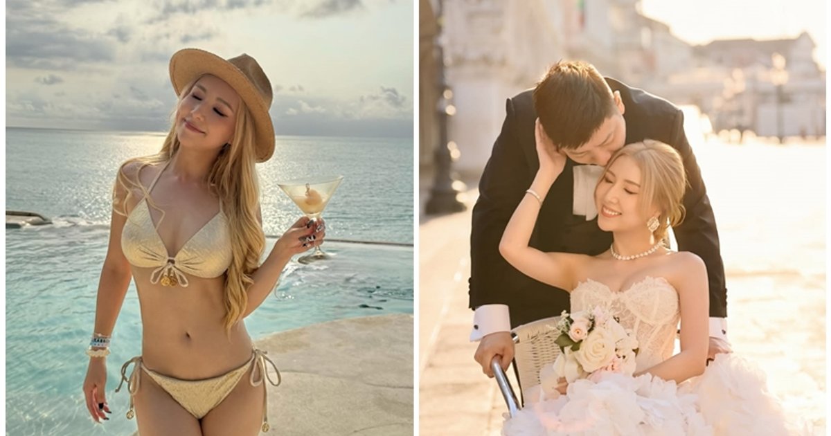 Former TVB Singer Kayee Tam Stuns in Sensual Italian Wedding Photos