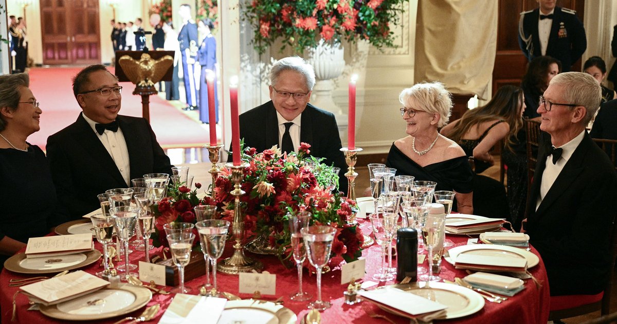 Tech titans join Trump-Xi White House state dinner