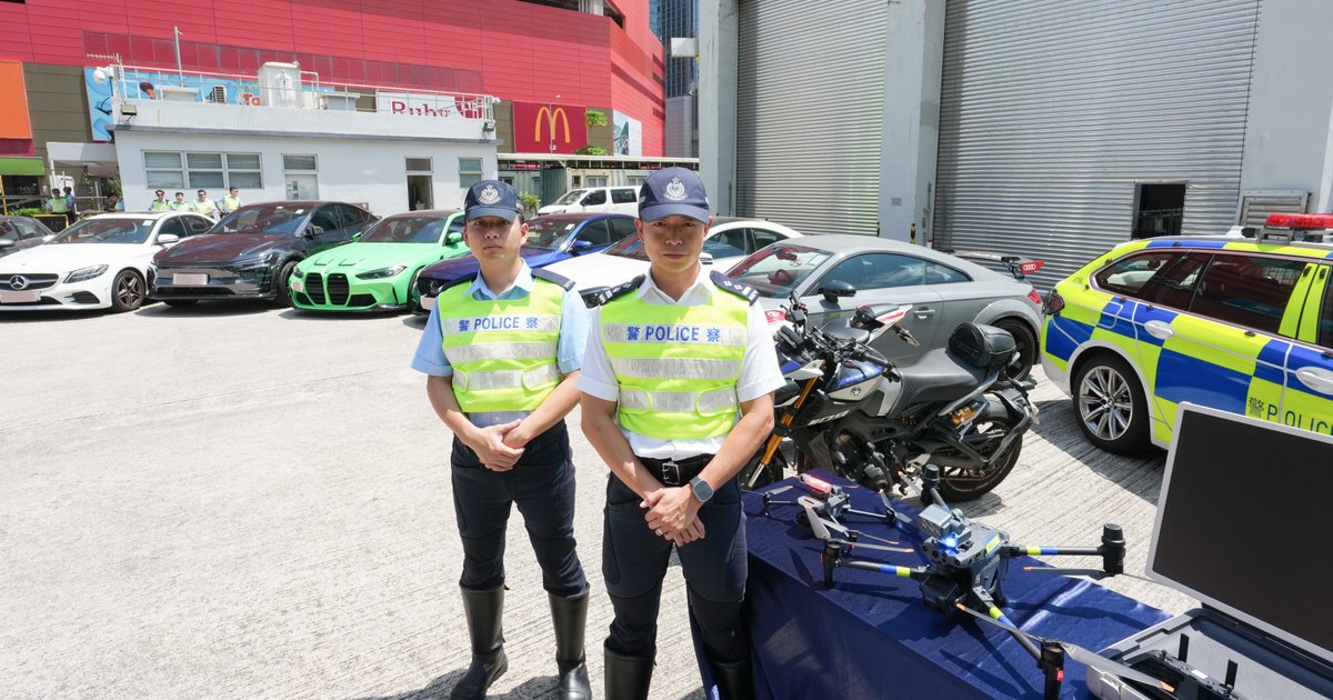 警以無人機及「隱形戰車」拘10名涉非法賽車司機