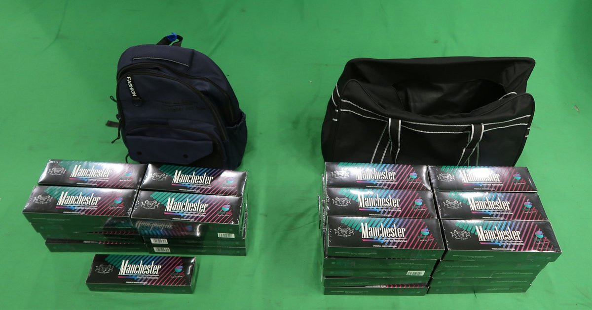Mainland traveller jailed over 9,400 illicit cigarettes at airport