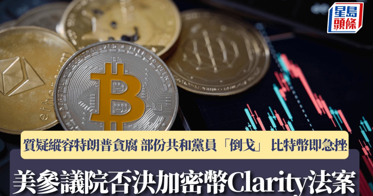US Senate Blocks Clarity Act, Bitcoin Drops Sharply