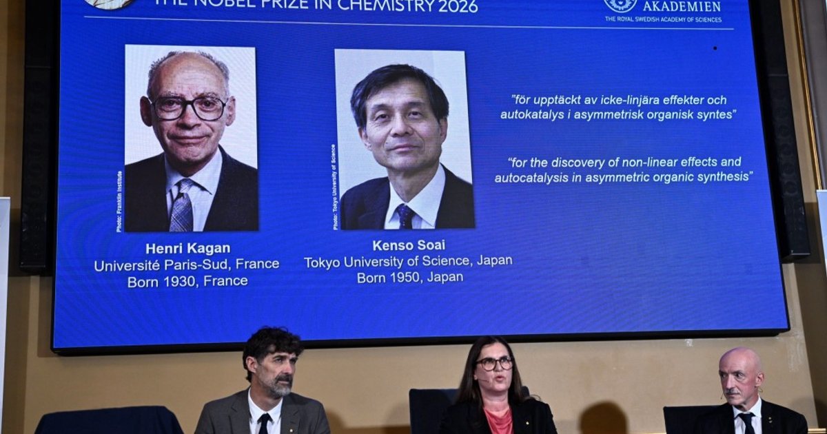 French, Japanese Scientists Win 2026 Nobel Chemistry Prize for Asymmetric Synthesis Discovery
