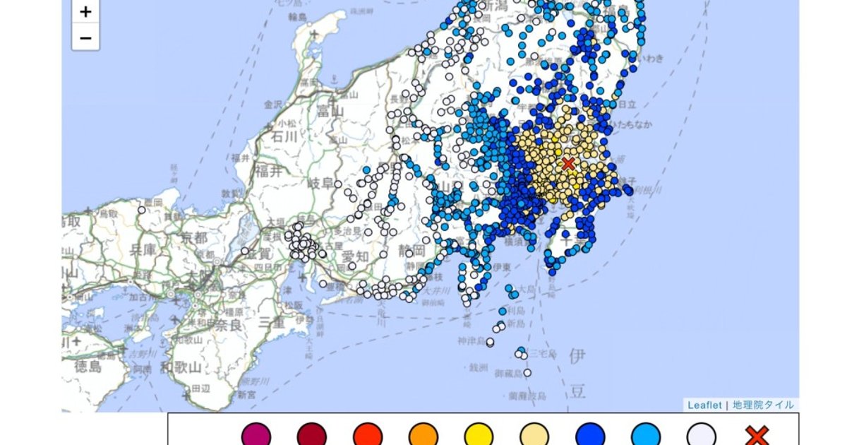日本茨城县发生5.9级地震 东京有震感 预计不会引发海啸