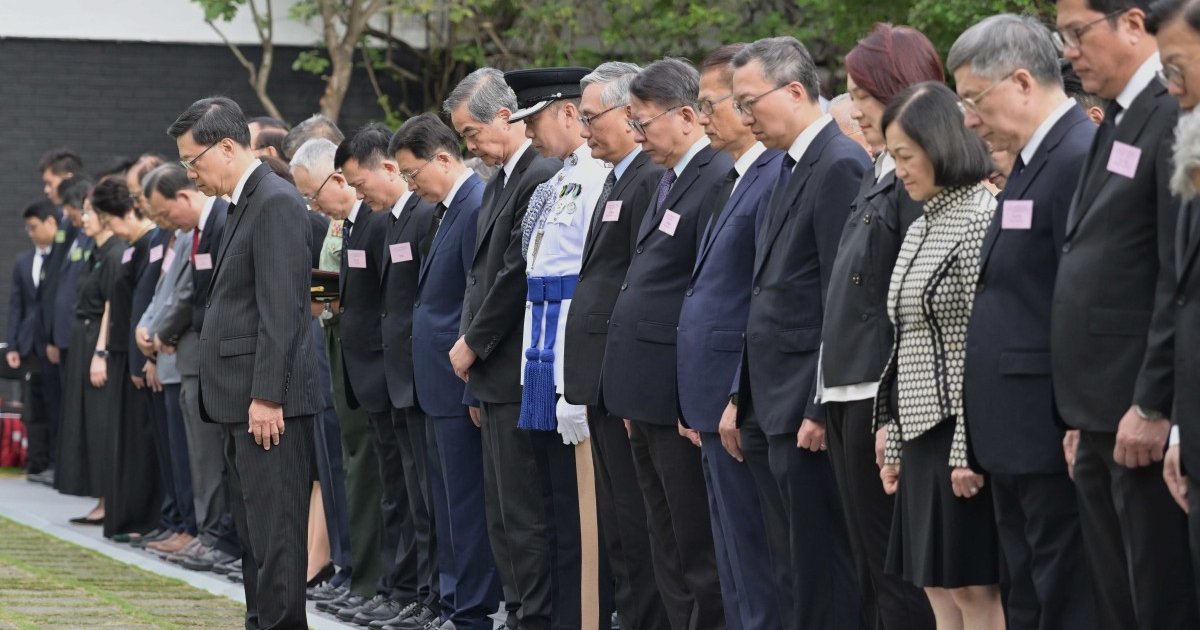 John Lee leads Hong Kong Victory Day commemoration