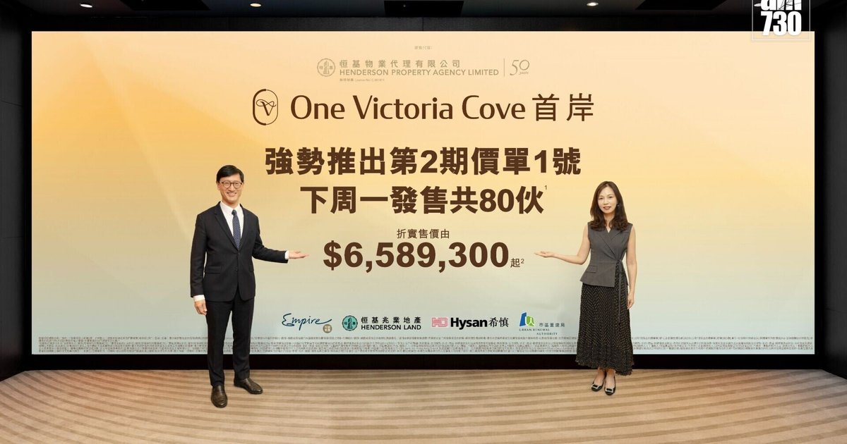 First Coast Phase 2 Launches 80 Units at HK$21,426 psf Net Average