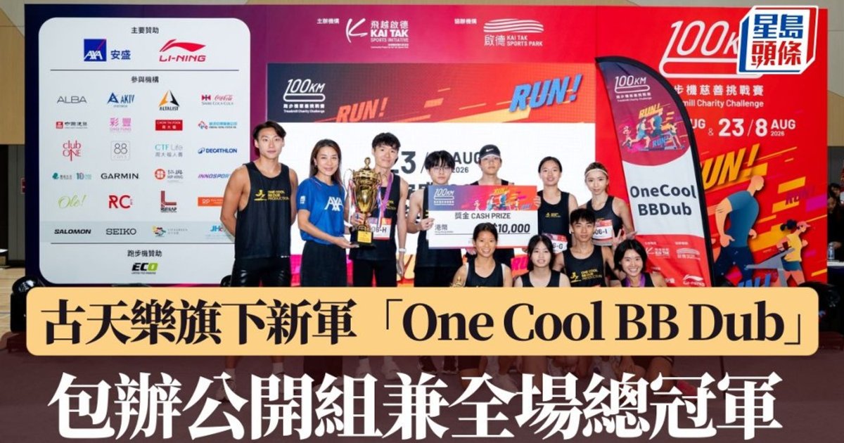 飞越启德2026|古天乐旗下新军「One Cool BB Dub」破纪录 包办公开组兼全场总冠军