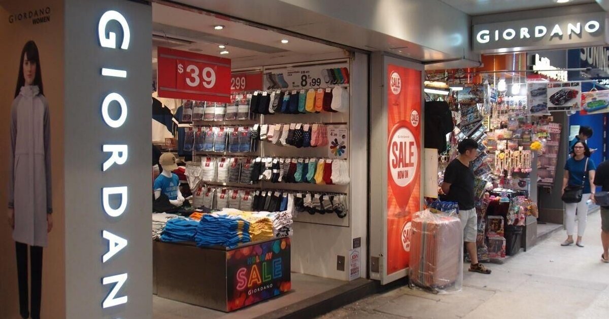 Giordano Q3 Revenue Falls 8.3% Amid Revamp