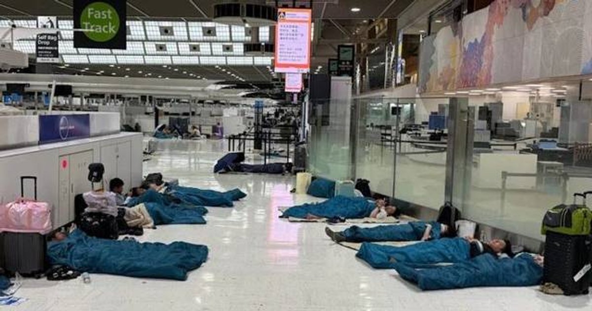 日本千葉縣暴雨成災 成田機場七千人滯留增至四人遇難