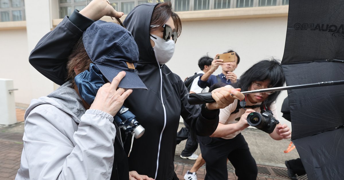 Three women bailed over Hong Kong mall brawl