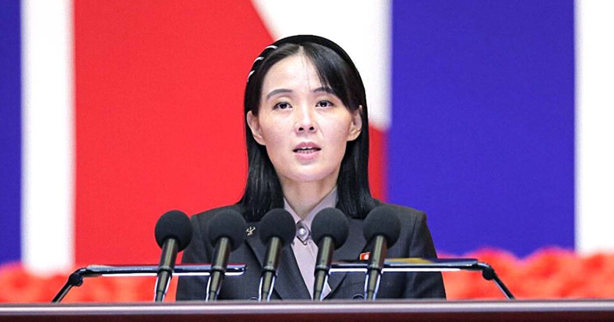 金与正谴责美主导多国军演 暗示朝鲜将强硬反制
