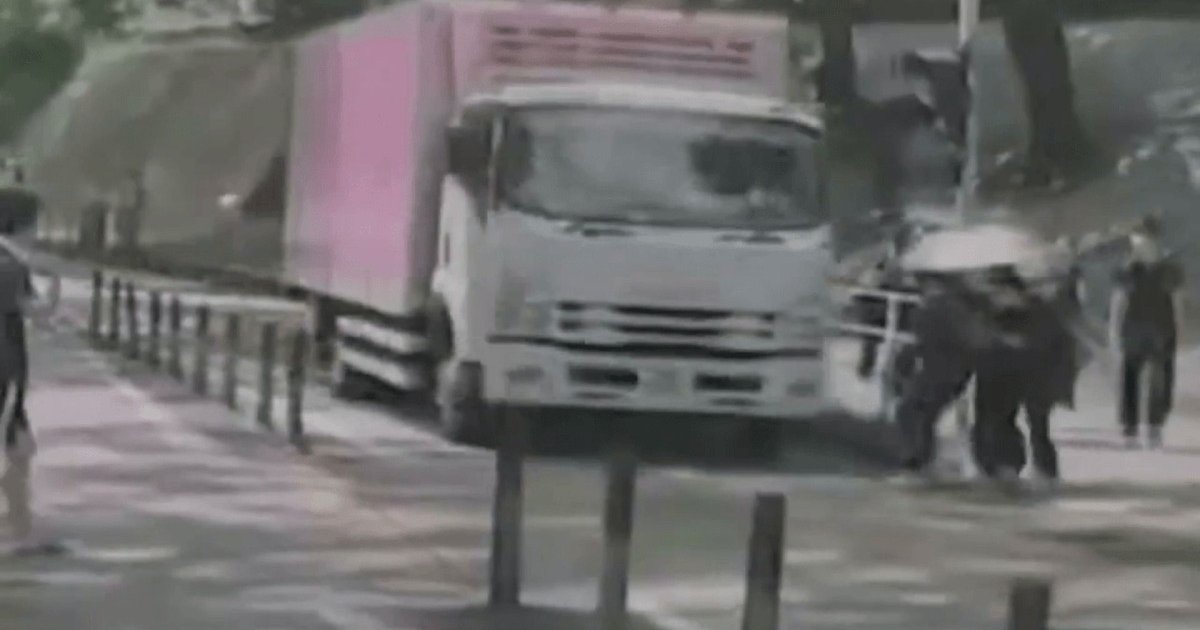 Truck Driver Arrested After Near-Miss With Schoolgirls