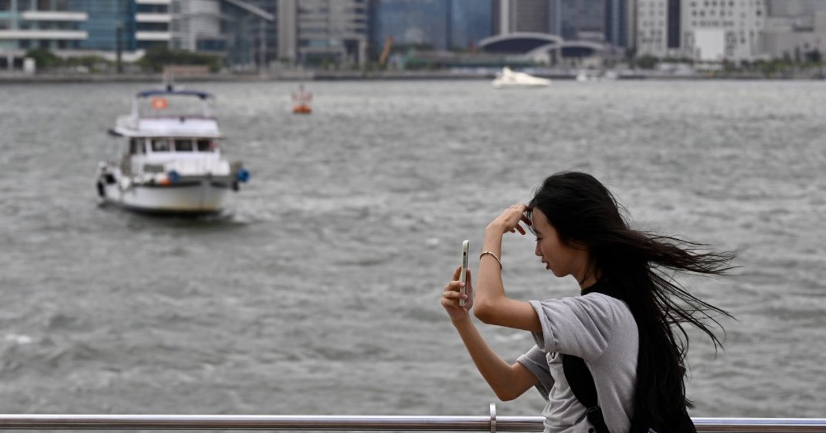 Hong Kong Braces as Standby Signal No. 1 Expected for Typhoon Saudel Remnants