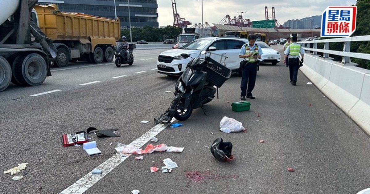 Truck Flees After Hitting Motorcycle on Ching Kwai Highway; Rider Injured