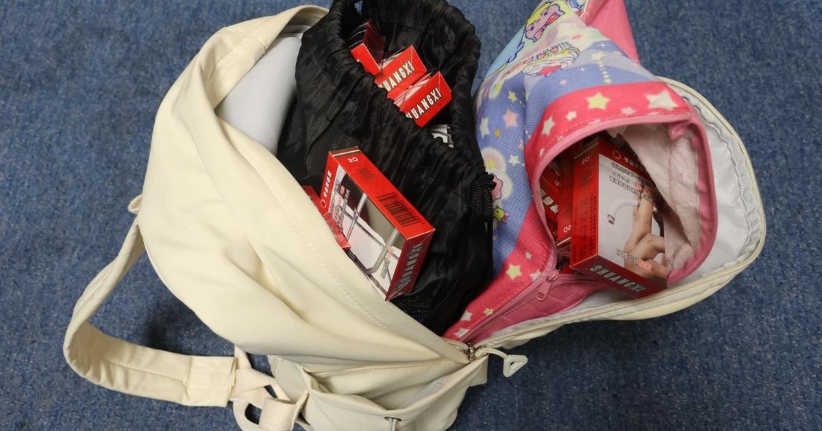 Mainland woman jailed over child-carried illicit cigarettes