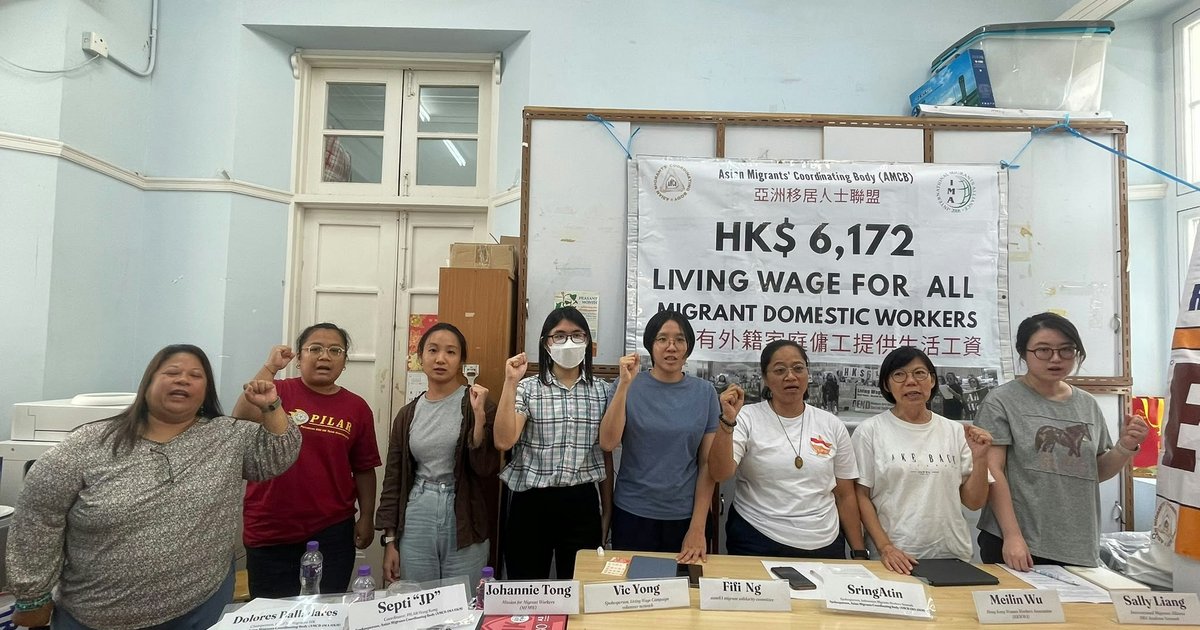 Advocacy Groups Urge HK to Raise Foreign Domestic Helper Minimum Wage to $6,172
