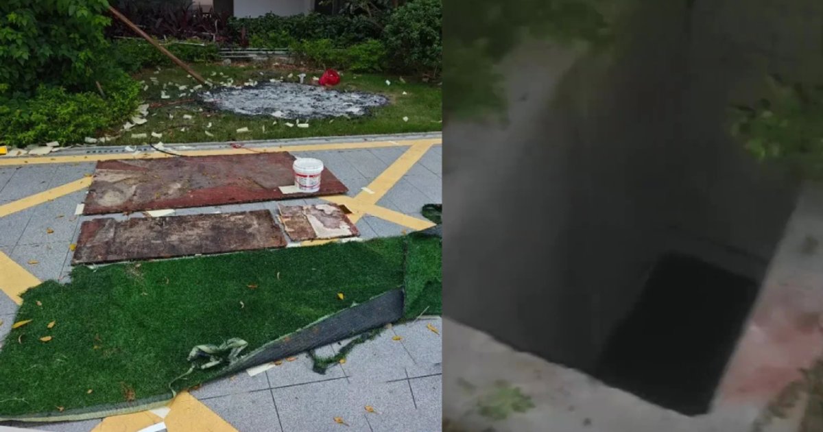 Guangzhou Woman Dies After Falling Into Hidden Well Covered With Fake Grass