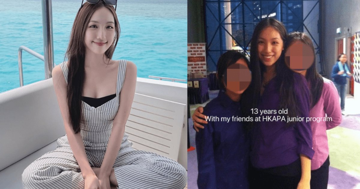 海儿13岁少女照曝光 五官标致破整容传闻 将赴外国修读喉部治疗课程