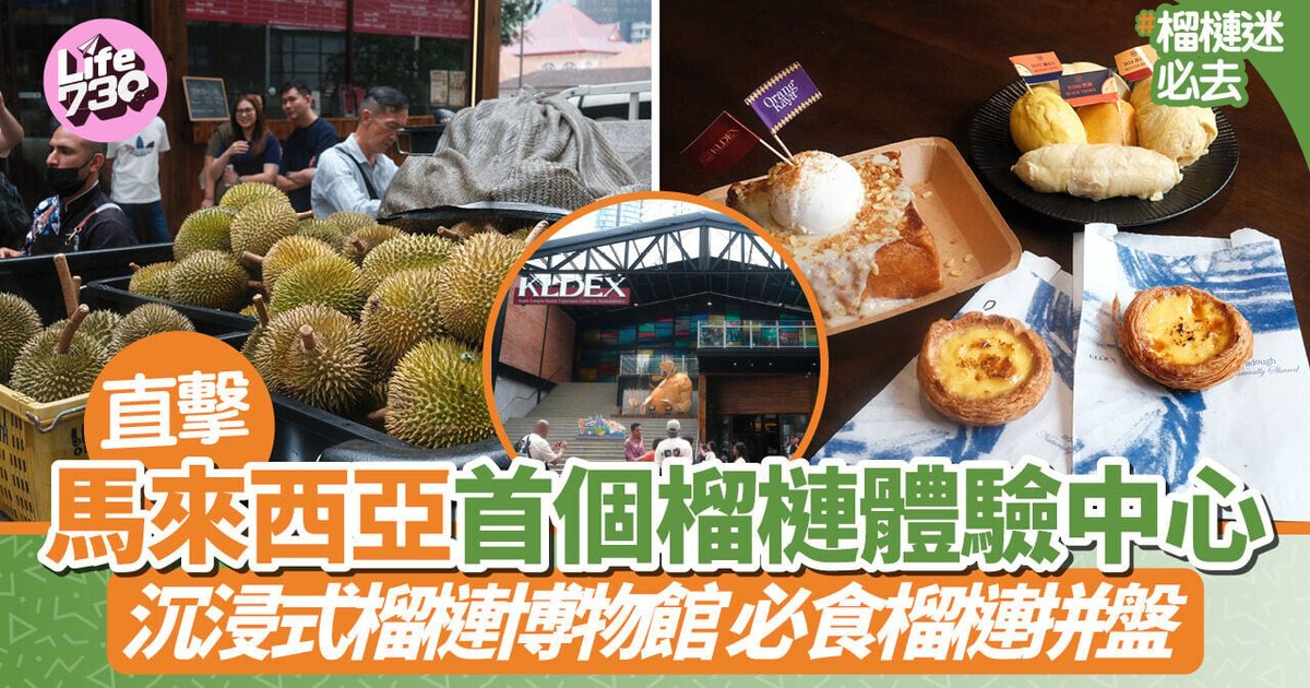 吉隆坡旅游|马来西亚首个榴莲体验中心KLDEX 沉浸式榴莲博物馆 必食榴莲拼盘