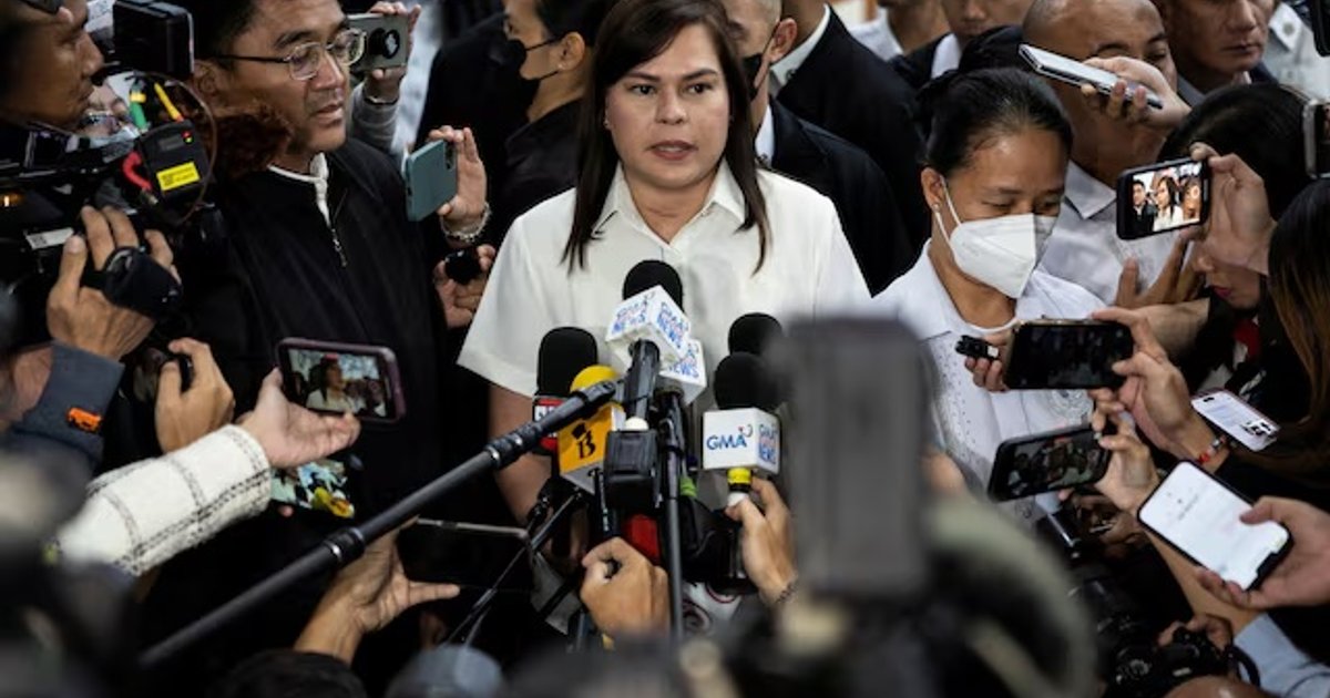 Philippine Senate narrows Sara Duterte impeachment case