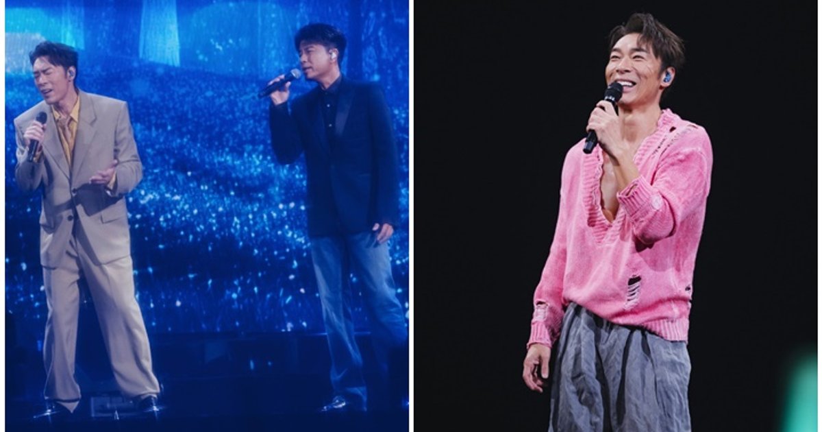 许志安红馆骚感动落幕 李克勤改机票做嘉宾 梁咏琪陈柏宇台下合唱